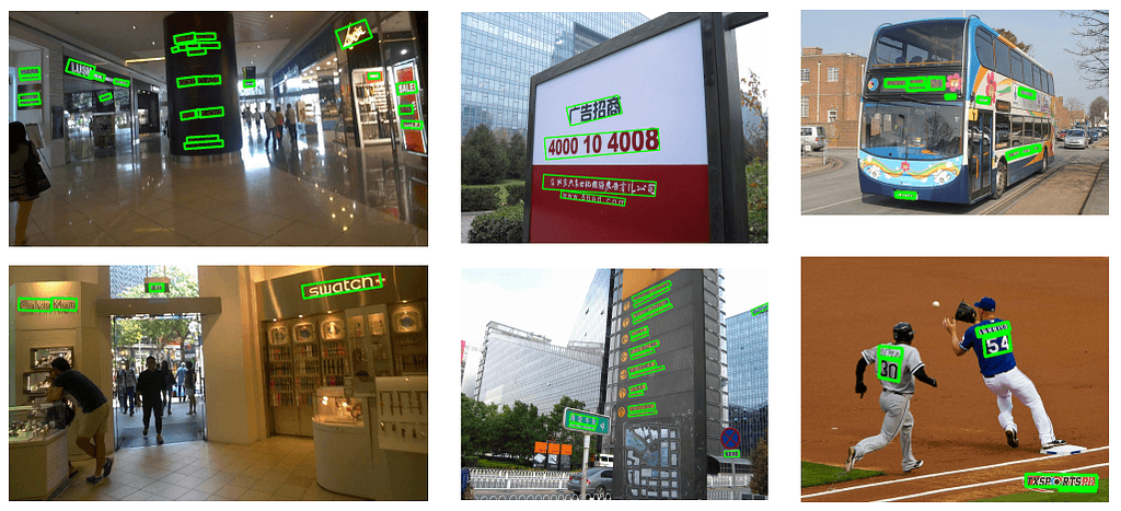 OpenCV EAST model and Tesseract for detection and recognition of text in natural scene